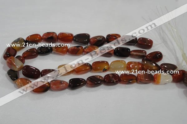 CNG753 15.5 inches 14*20mm nuggets agate beads wholesale