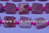 CNG7544 15.5 inches 6*8mm - 10*12mm freeform rhodochrosite beads