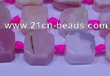 CNG7554 15.5 inches 11*12mm - 12*13mm freeform pink opal beads