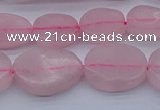 CNG7571 15.5 inches 10*14mm - 13*18mm freeform rose quartz beads