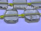 CNG7602 15.5 inches 12*14mm - 15*16mm freeform lemon quartz beads