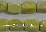 CNG761 15.5 inches 15*20mm nuggets lemon jade beads wholesale