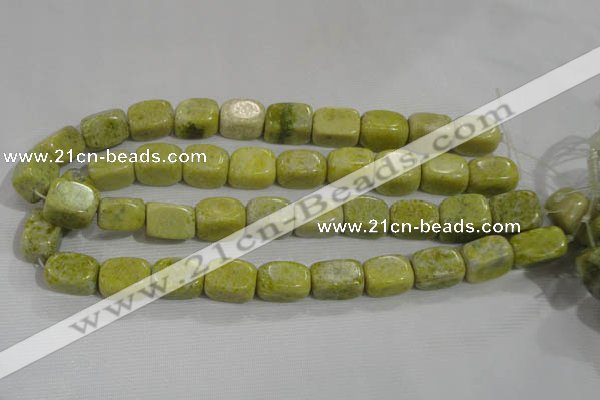 CNG761 15.5 inches 15*20mm nuggets lemon jade beads wholesale