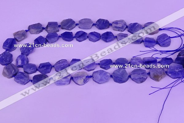 CNG7613 15.5 inches 12*12mm - 15*16mm freeform kyanite beads