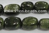 CNG762 15.5 inches 13*18mm nuggets serpentine jade beads wholesale