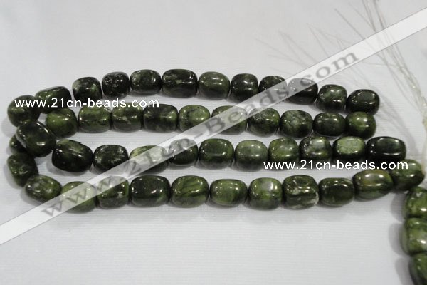 CNG762 15.5 inches 13*18mm nuggets serpentine jade beads wholesale