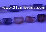 CNG7642 15.5 inches 5*7mm - 8*10mm nuggets Botswana agate beads