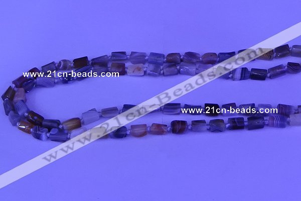 CNG7642 15.5 inches 5*7mm - 8*10mm nuggets Botswana agate beads