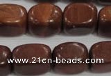 CNG770 15.5 inches 13*18mm nuggets Chinese red jasper beads wholesale