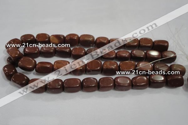 CNG770 15.5 inches 13*18mm nuggets Chinese red jasper beads wholesale