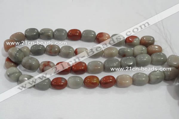 CNG773 15.5 inches 13*18mm nuggets blood stone beads wholesale