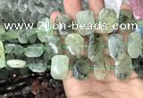 CNG7754 13*18mm - 15*25mm faceted freeform prehnite beads