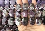 CNG7759 13*18mm - 15*25mm faceted freeform tourmaline beads