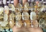 CNG7778 15.5 inches 13*18mm - 15*25mm faceted freeform citrine beads