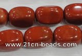 CNG778 15.5 inches 13*18mm nuggets red jasper beads wholesale