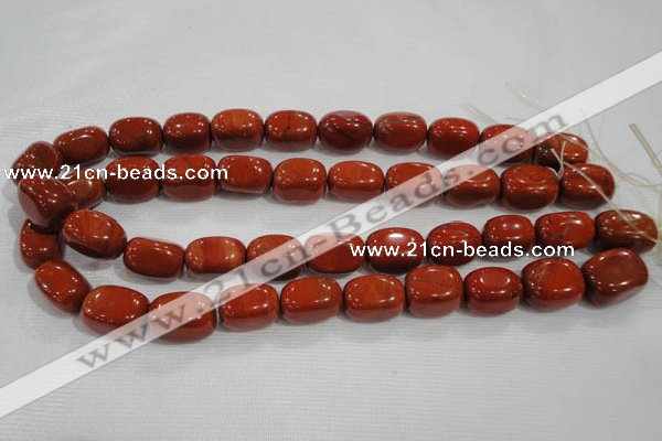 CNG778 15.5 inches 13*18mm nuggets red jasper beads wholesale