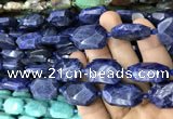 CNG7822 15.5 inches 13*18mm - 18*25mm faceted freeform sodalite beads