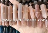 CNG7936 15.5 inches 10*22mm - 12*45mm faceted nuggets moonstone beads