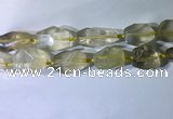 CNG7953 15.5 inches 15*25mm - 20*40mm nuggets lemon quartz beads