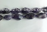 CNG7956 15.5 inches 15*25mm - 20*40mm nuggets smoky quartz beads