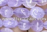 CNG8002 15.5 inches 6*8mm nuggets light lavender amethyst beads