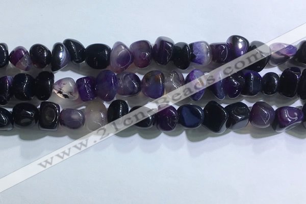 CNG8100 15.5 inches 6*8mm - 10*12mm agate gemstone chips beads