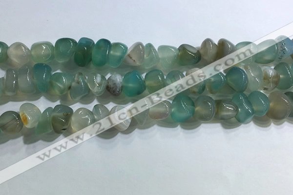 CNG8103 15.5 inches 6*8mm - 10*12mm agate gemstone chips beads