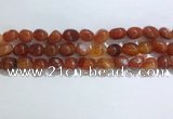 CNG8119 15.5 inches 8*12mm nuggets agate beads wholesale