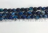 CNG8135 15.5 inches 8*12mm nuggets striped agate beads wholesale