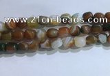 CNG8141 15.5 inches 8*12mm nuggets striped agate beads wholesale