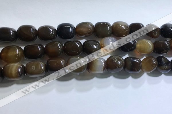 CNG8159 15.5 inches 10*14mm nuggets agate beads wholesale