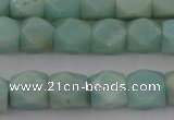 CNG819 15.5 inches 9*12mm faceted nuggets amazonite beads