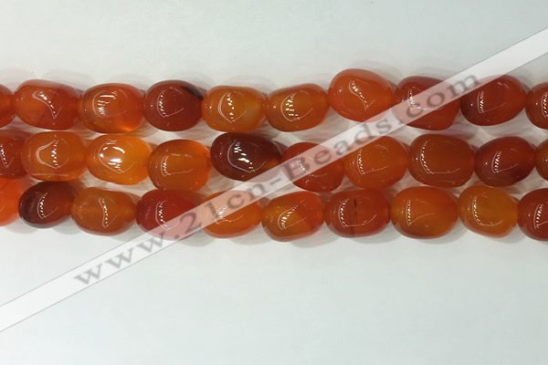 CNG8208 15.5 inches 12*16mm nuggets agate beads wholesale