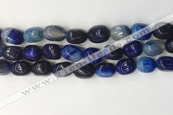 CNG8212 15.5 inches 12*16mm nuggets agate beads wholesale