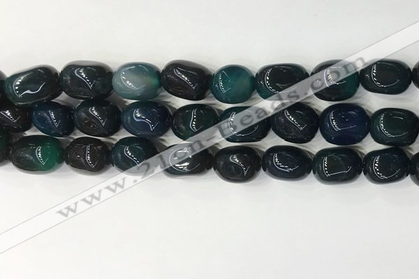 CNG8216 15.5 inches 12*16mm nuggets agate beads wholesale