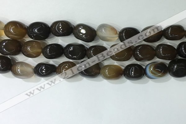 CNG8219 15.5 inches 12*16mm nuggets agate beads wholesale