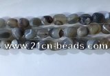 CNG8237 15.5 inches 12*16mm nuggets striped agate beads wholesale