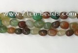 CNG8257 15.5 inches 13*18mm nuggets agate beads wholesale