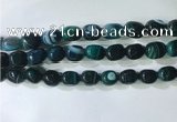 CNG8274 15.5 inches 13*18mm nuggets striped agate beads wholesale