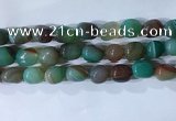 CNG8275 15.5 inches 13*18mm nuggets striped agate beads wholesale