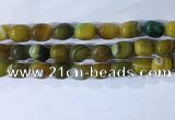 CNG8276 15.5 inches 13*18mm nuggets striped agate beads wholesale