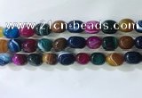 CNG8282 15.5 inches 13*18mm nuggets striped agate beads wholesale