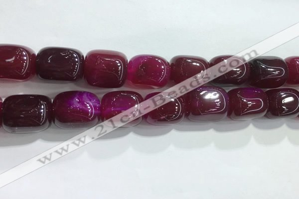 CNG8293 15.5 inches 15*20mm nuggets agate beads wholesale