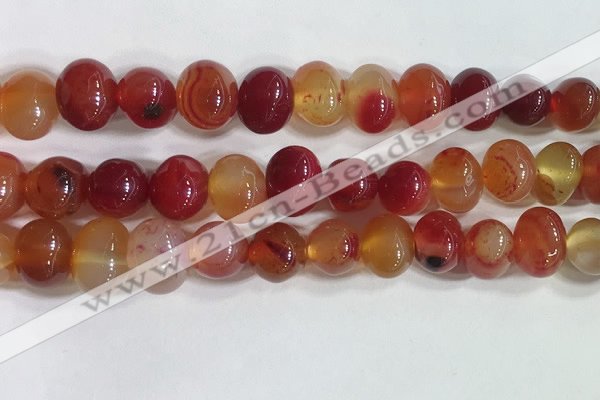 CNG8332 15.5 inches 10*12mm nuggets agate beads wholesale