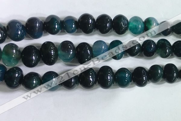 CNG8334 15.5 inches 10*12mm nuggets agate beads wholesale