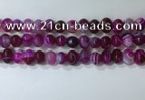 CNG8345 15.5 inches 10*12mm nuggets striped agate beads wholesale