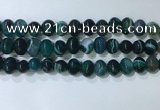 CNG8350 15.5 inches 10*12mm nuggets striped agate beads wholesale