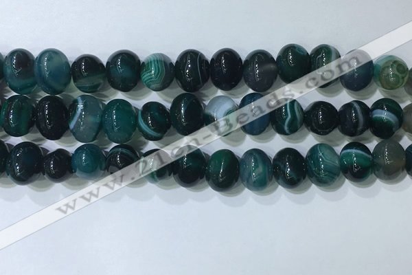 CNG8350 15.5 inches 10*12mm nuggets striped agate beads wholesale