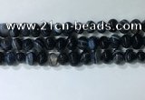 CNG8353 15.5 inches 10*12mm nuggets striped agate beads wholesale