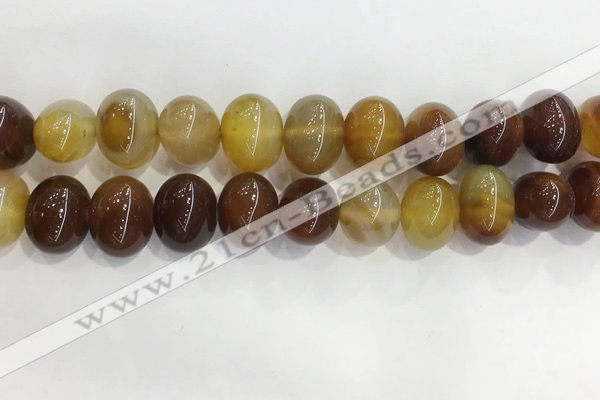 CNG8361 15.5 inches 12*16mm nuggets agate beads wholesale